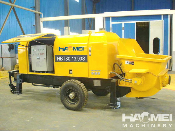 HBT80 Automatic anti-pump trailer concrete pump