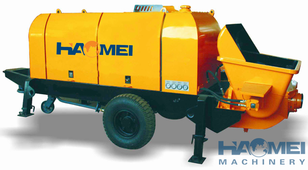 HBT60 Mobile hydraulic trailer concrete pump