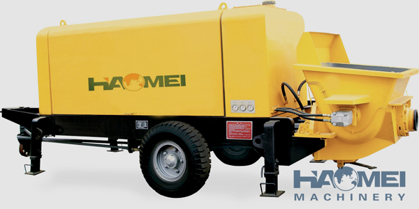HBT90 Ultra-high Pressure Trailer Concrete Pump  90m³/h