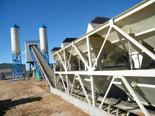 HZS50 Concrete batching plant