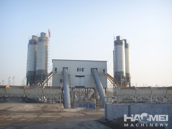 HZS150 concrete batching plant