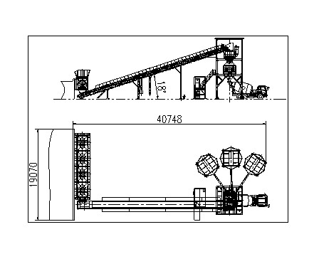 HZS180 Concrete Batching Plant (180m3/h)