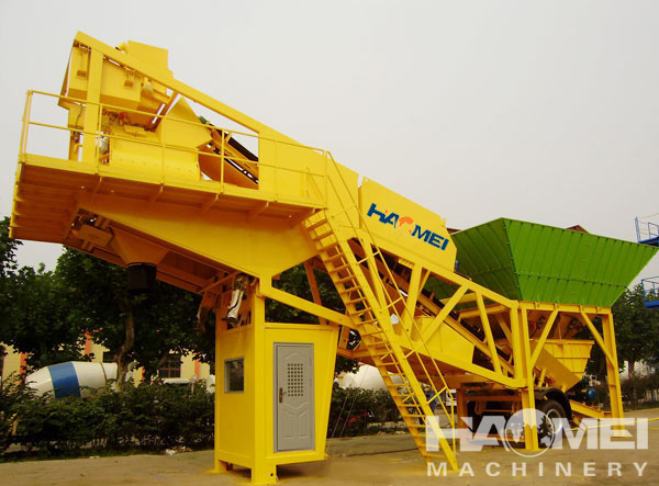 YHZS25-75 Mobile Concrete Batching Plant