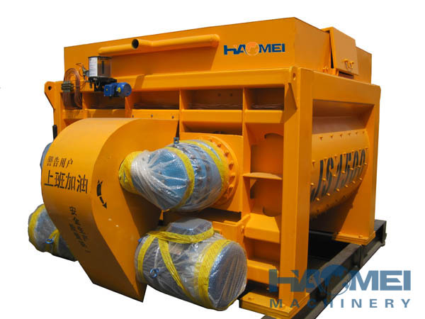 JS1500 horizontal twin-shaft  compulsory concrete cement mixer